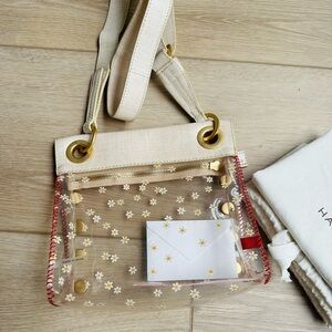 HAMMITT Tony Small Clear Daisy Crossbody Shoulder Bag